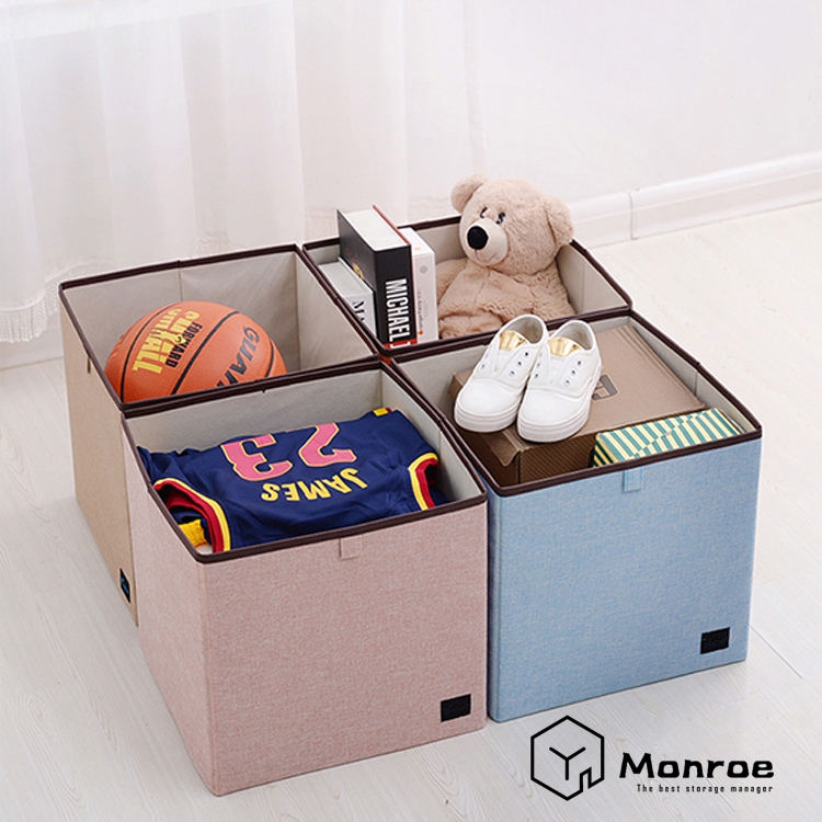 Contenedor de canasta de almacenamiento plegable - Ideal para guardería