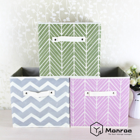 Basket Bins Organizador de almacenamiento plegable Cajas Cubo - Comprar