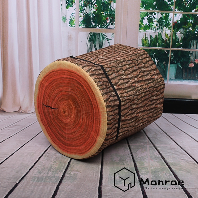 Living Supplies Velvet Folding Fortalece el taburete de almacenamiento